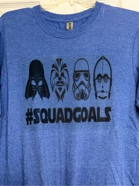 Heather Royal Blue Star Wars #SQUADGOALS Graphic Tee
